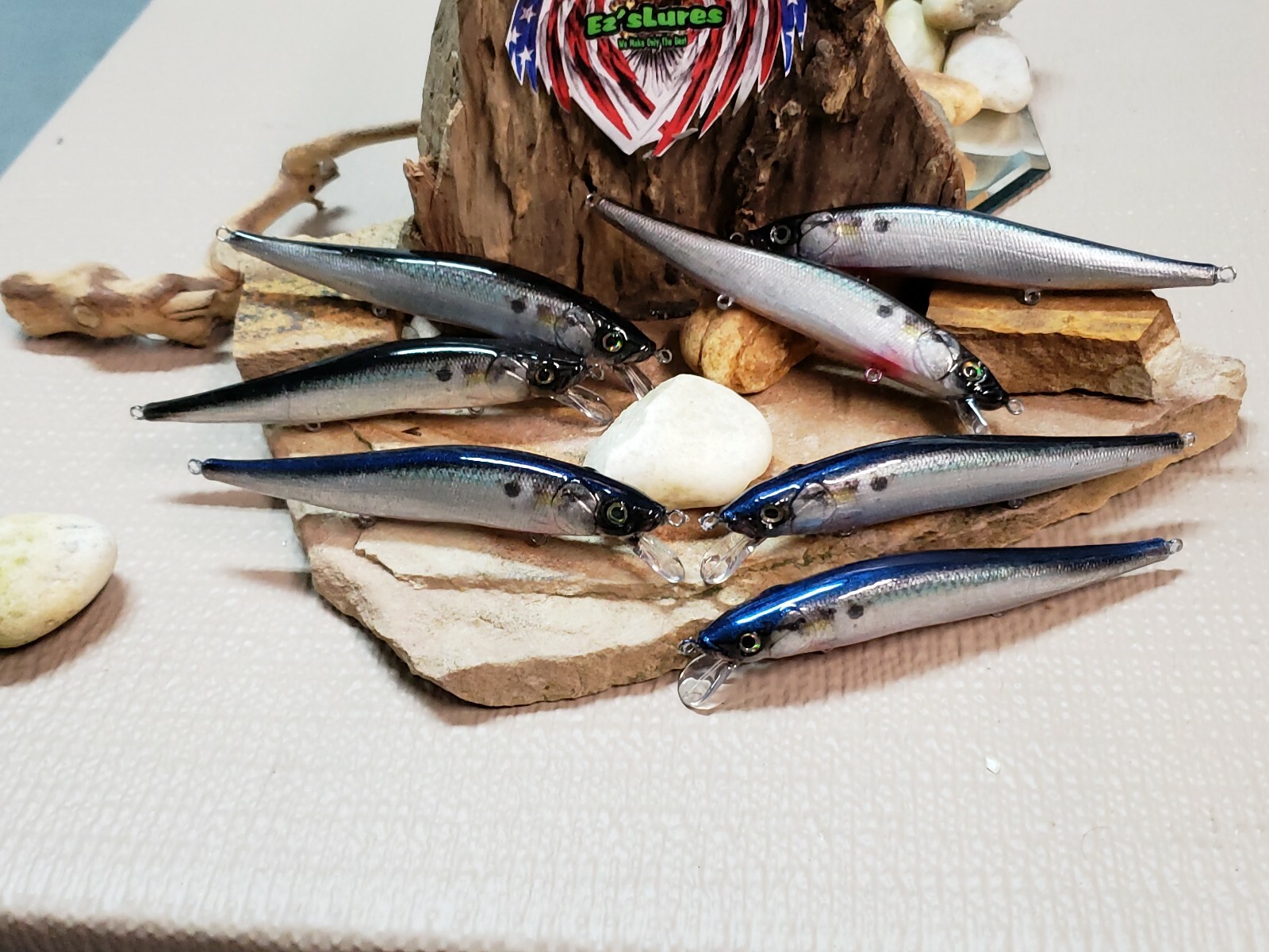 EZ'S CUSTOM WRAPPED 110 JERKBAITS