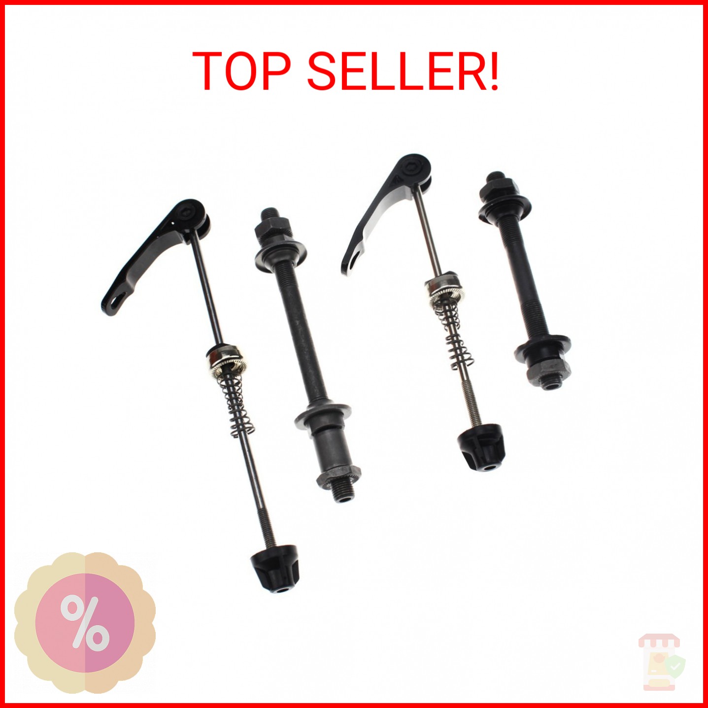 Bike Axle CYSKY Quick Release Skewer Front Rear Bicycle Axle Wheel Hub Fit for R