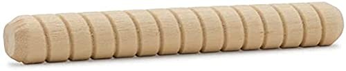 20 Pack 1/2 Inch x 3 Inch Spiral Wood Dowel Pins Furniture Cabinetry Crafts