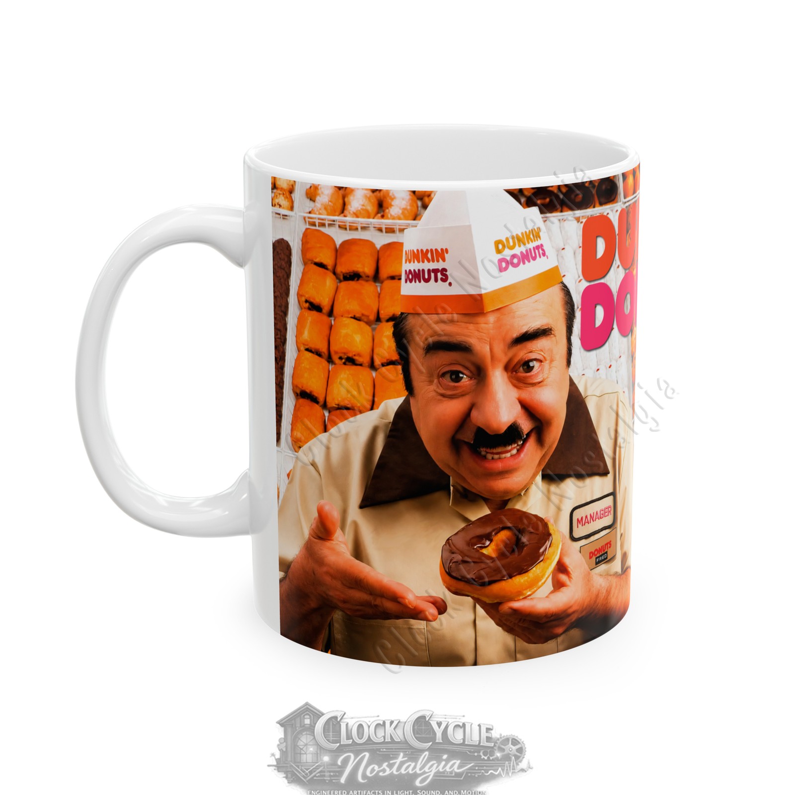 Dunkin' Donuts Fred the Baker Nostalgic Coffee Cup - 11oz or 15oz Sizes