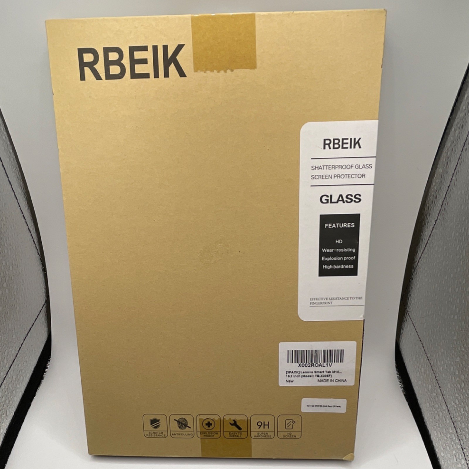 RBEIK Tempered Glass Screen Protector for Lenovo Smart Tab M10 10.1" HD
