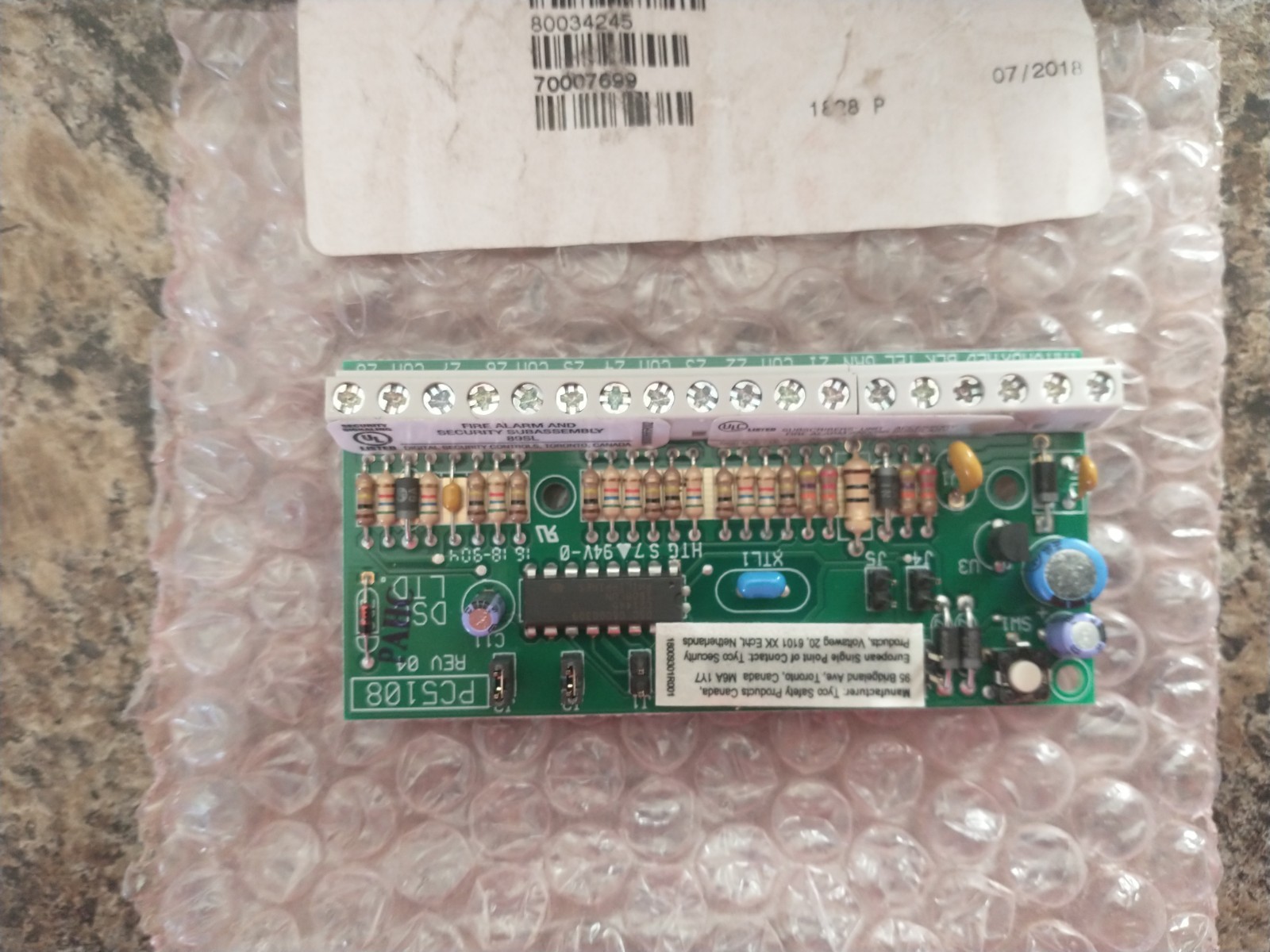 DSC PowerSeries PC5108 8 Zone Expander Module -New in Box
