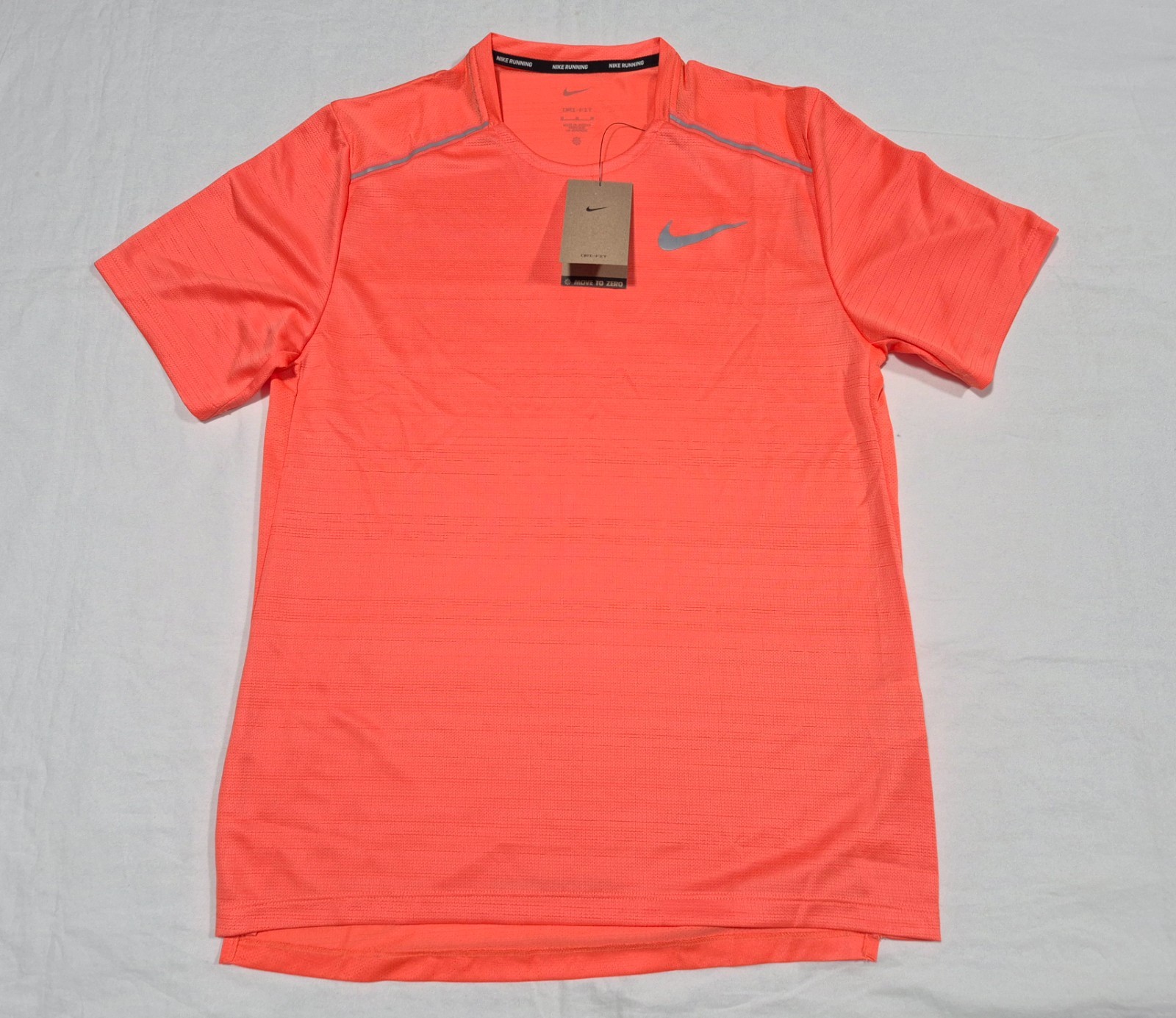 Nike Dri Fit Men's Shirt Miler Running Top Short Sleeve Crew  AJ75665-643