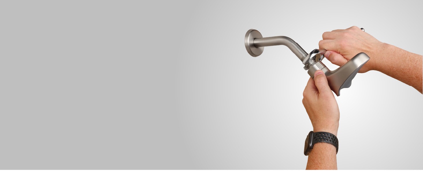 HydroFuse Handheld Shower Head with Magnetic Docking 6-Function High Pressure