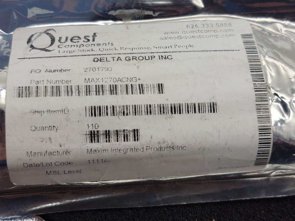 New (1pc) MAX1270ACNG+ MAXIM IC Converter