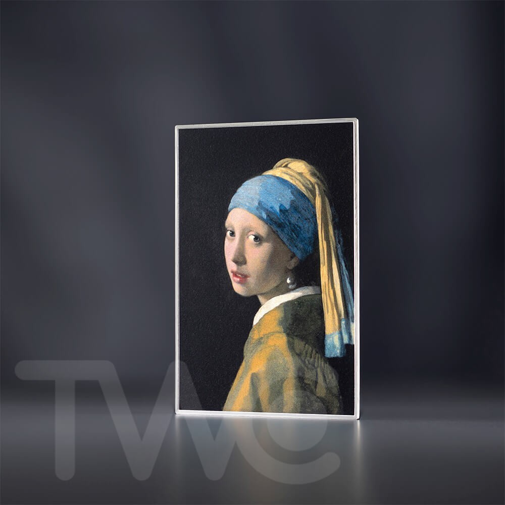 Girl with a Pearl Earring MINT XXI Art Gallery 1oz Silver Coin CFA Cameroon 2026