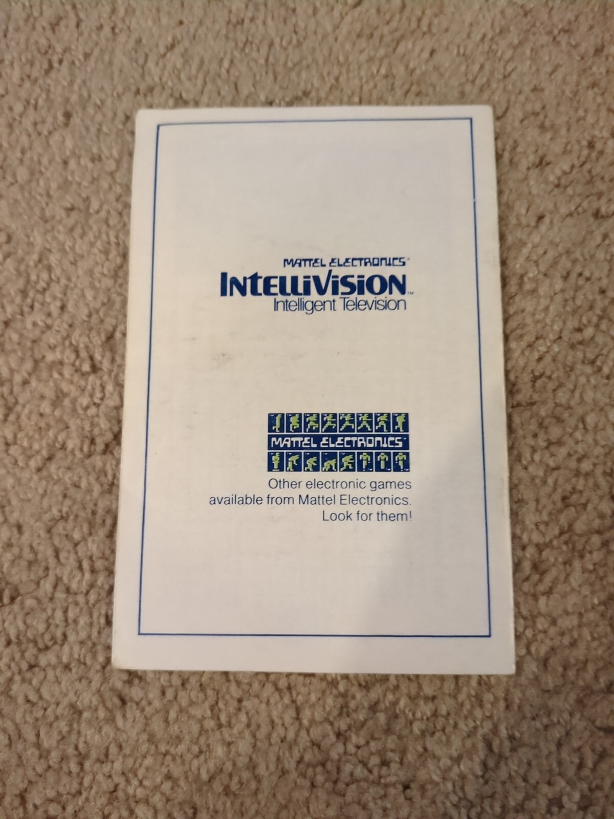 Astrosmash Intellivision Manual