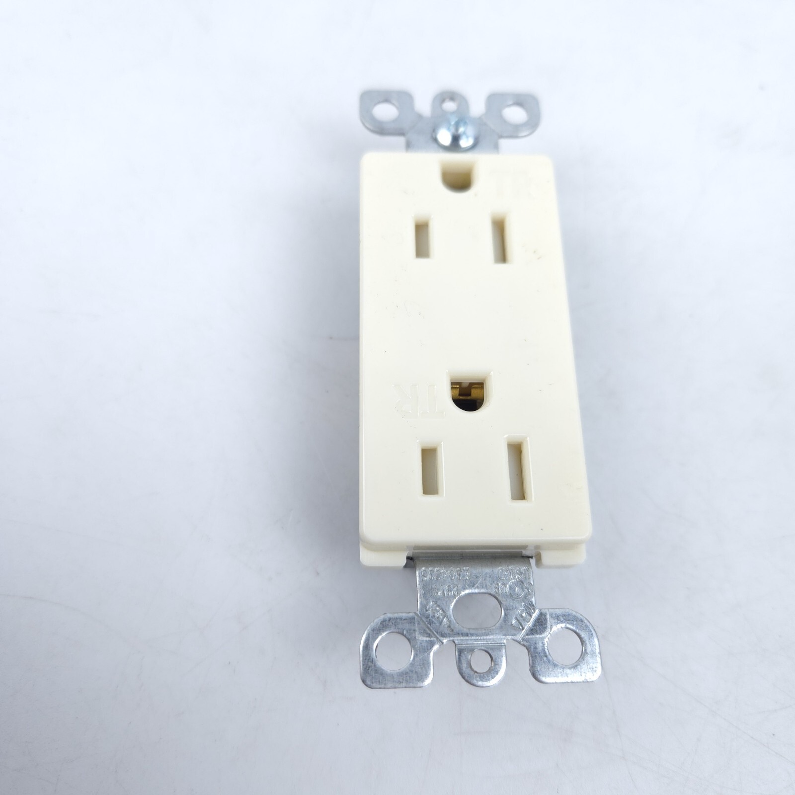 8 Pack Light Almond Decora Duplex Receptacles Outlet