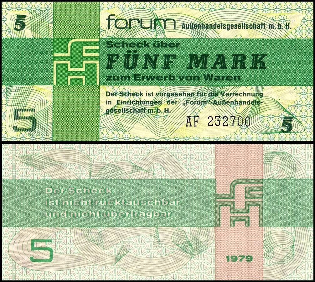 German Democratic Republic 5 Mark, 1979, P-FX3, UNC