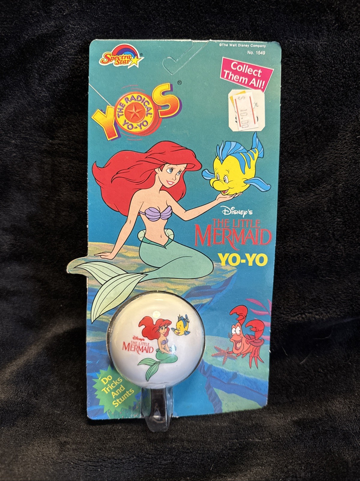 New Vintage Little Mermaid Yo-yo Spectra Star The Radical Yo-yo 1989