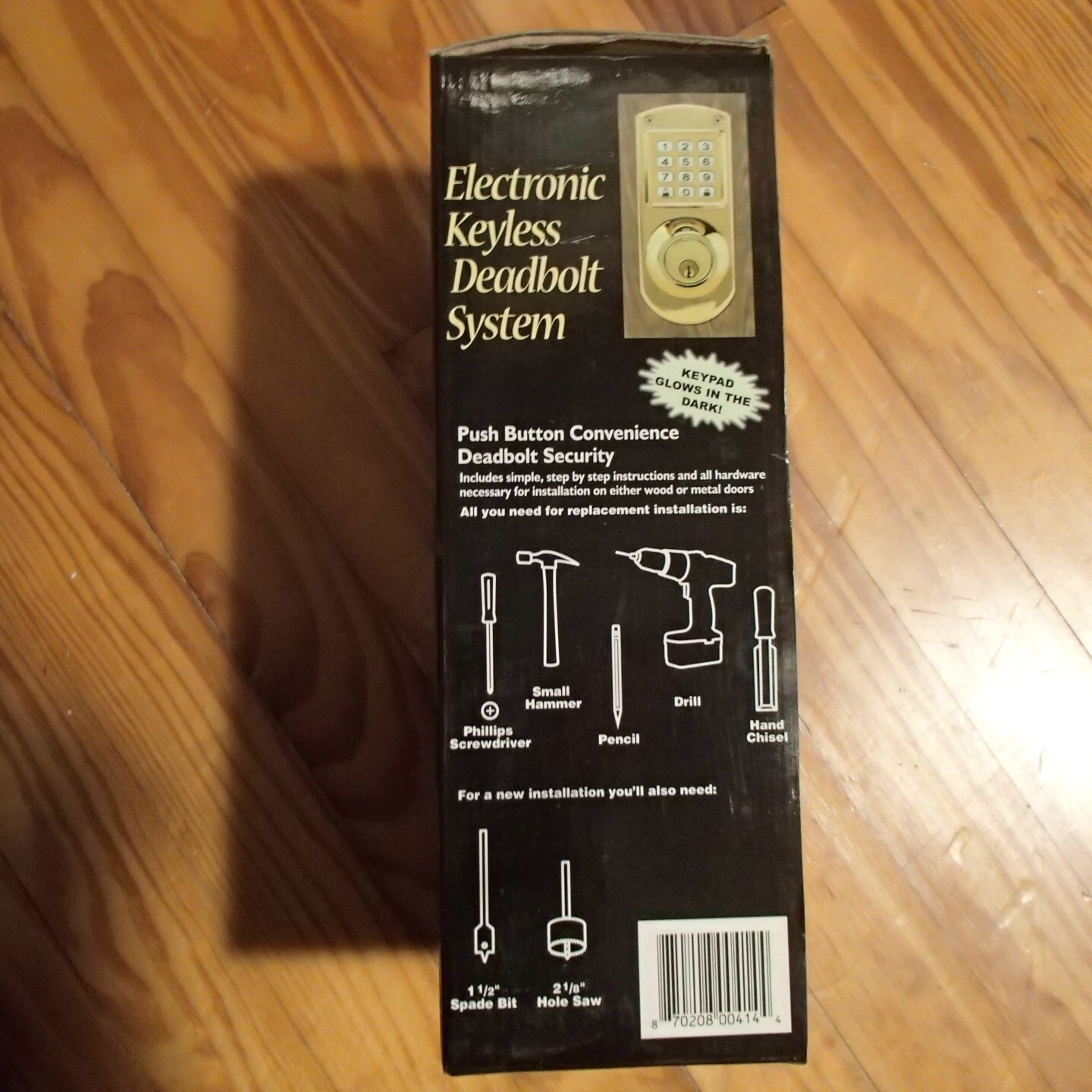 Electronic Keyless Deadbolt System - Anaconda, Push Button Deadbolt Security
