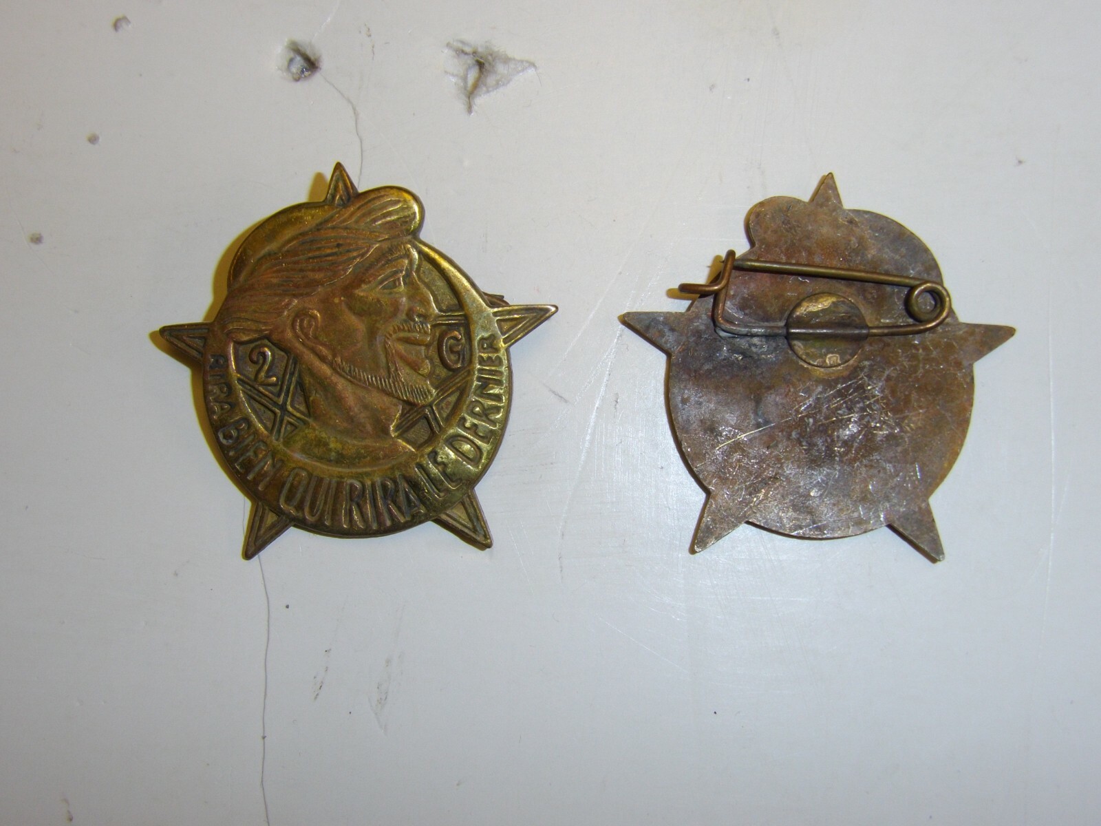 e4731 WW2  France Army 2 Group Marocain Tabors Rira Bien Quirira Le  IR19T35