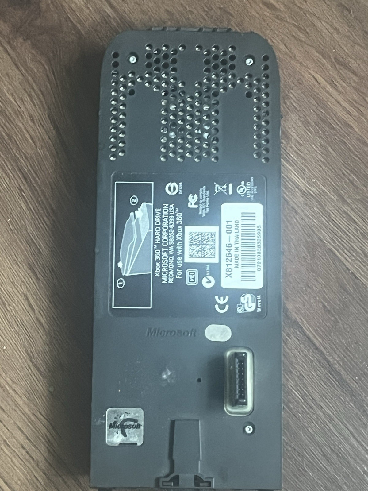 Official Microsoft 360 120 GB Hard Drive Untested