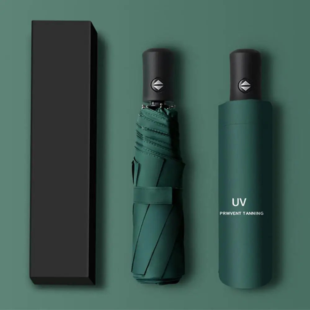 10-bone Fully Automatic Large Umbrella Windproof Double Layer Resistant Rain Sun