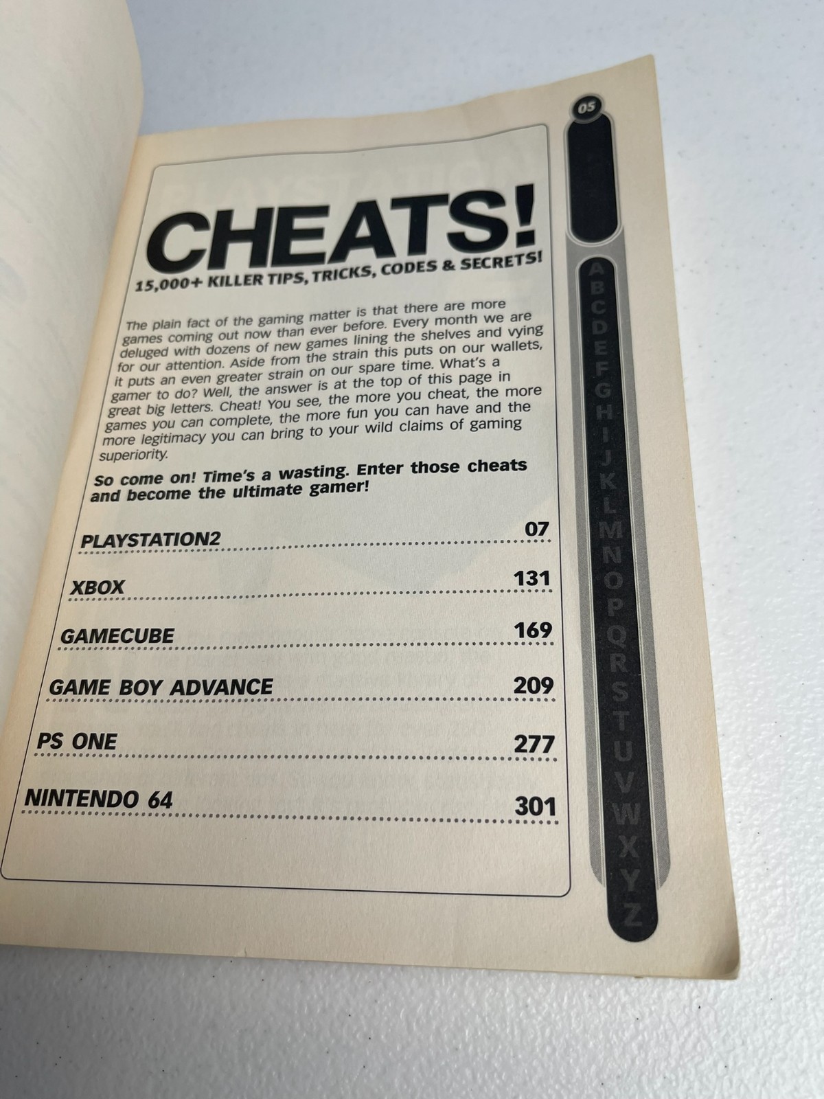 Cheats! Volume 2 Vintage Gamer Guide Book