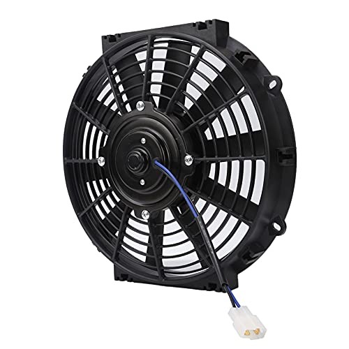 Universal 10 Inch Electric Cooling Fan, Slim Radiator Fan, 80W 2100RPM High