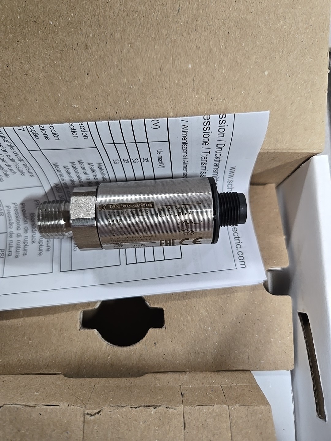 xml6g010d23 Pressure Transmitter