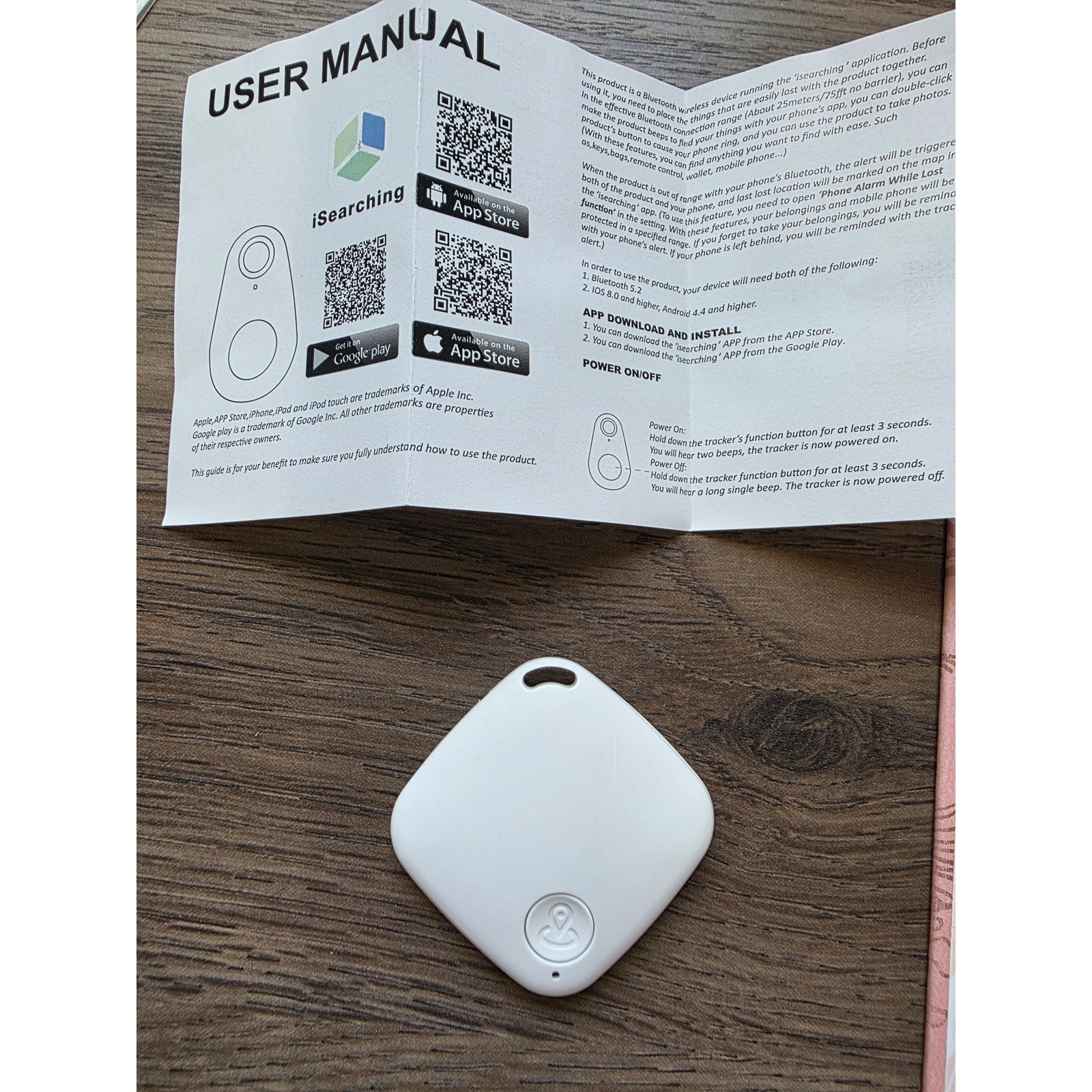 NEW iSearching Bluetooth Wireless Tracking Device