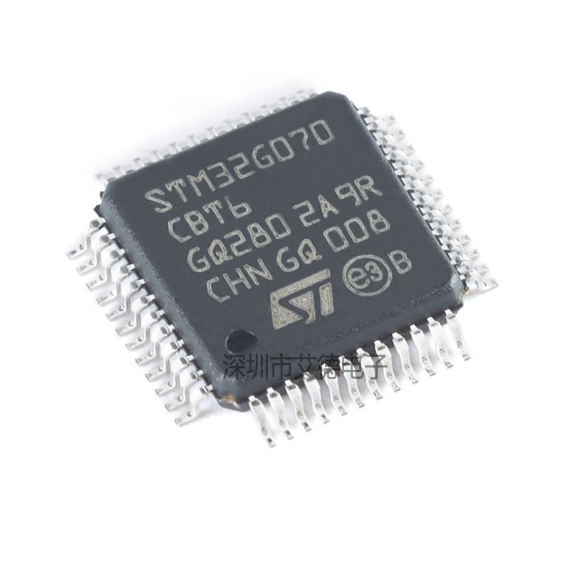 5PCS STM32G070CBT6 LQFP-48ARM Cortex-M0 + 32-bit Microcontroller-MCU