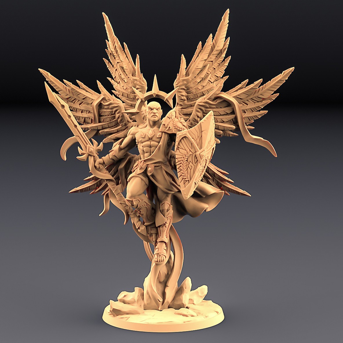 32mm Sol The Holiest Miniature Resin Miniature with Switchouts