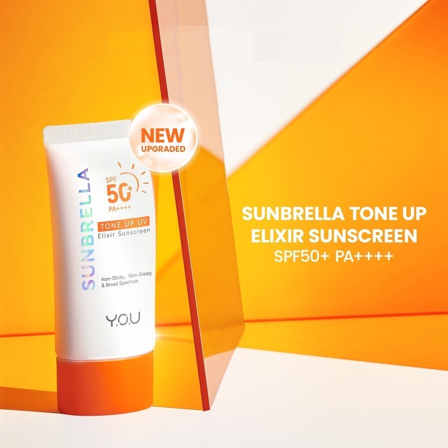 YOU Sunbrella Tone Up Sunscreen SPF 50+ PA++++ 40ml US Free Tax