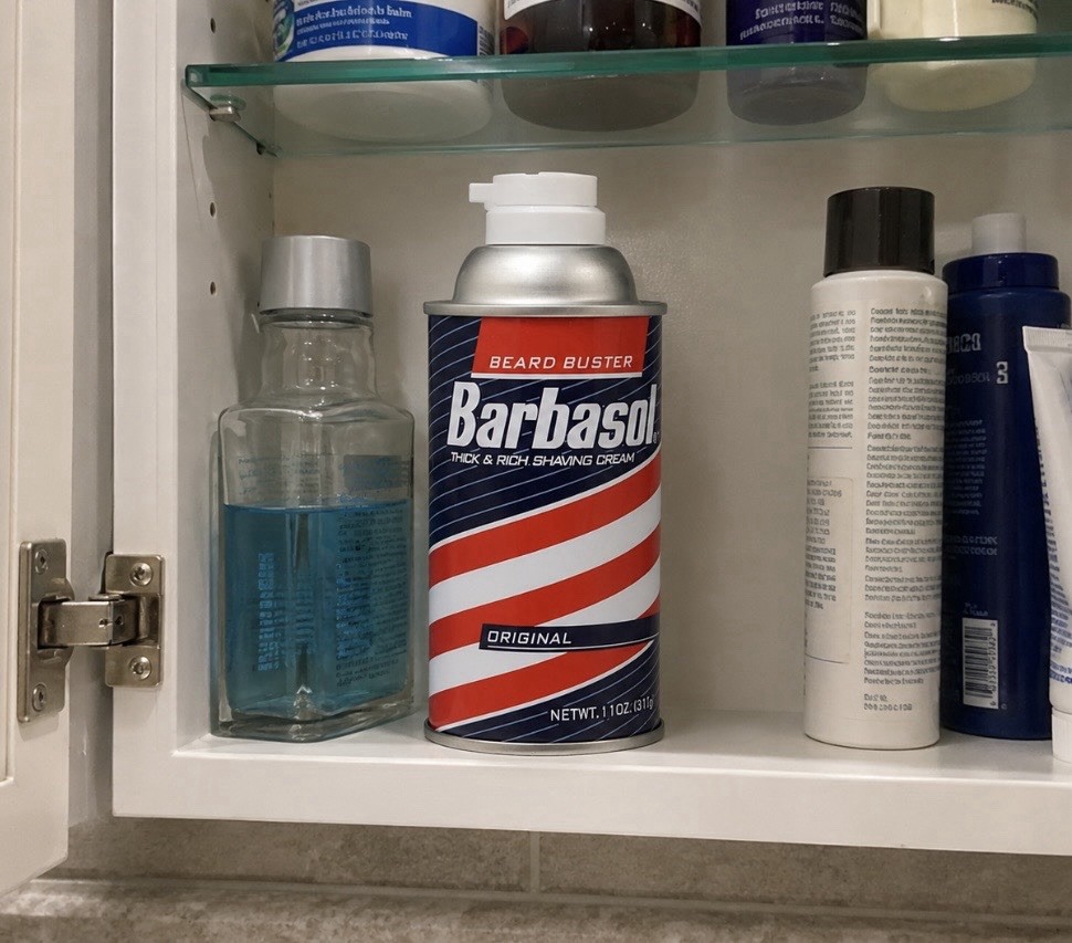 NEW Barbasol Hidden Compartment Can, Safe, Jurassic Park, Fun Gift, Free Ship