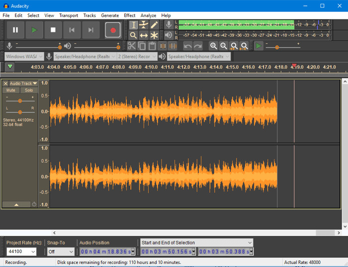 Audacity-Pro Audio-Music Studio Editing-Recording Software Program-Windows-Flash