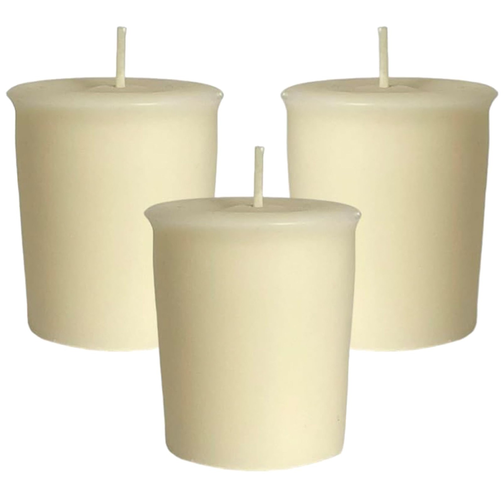 French Vanilla Scented Votive Candles – Set of 9 Handmade Soy Wax Blend Candl...