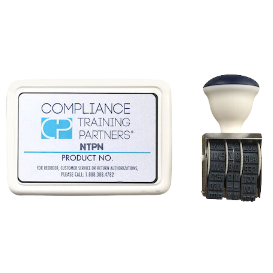 Sterilization Stamp and Ink Pad for Dental Offices Meets CDC Requirements