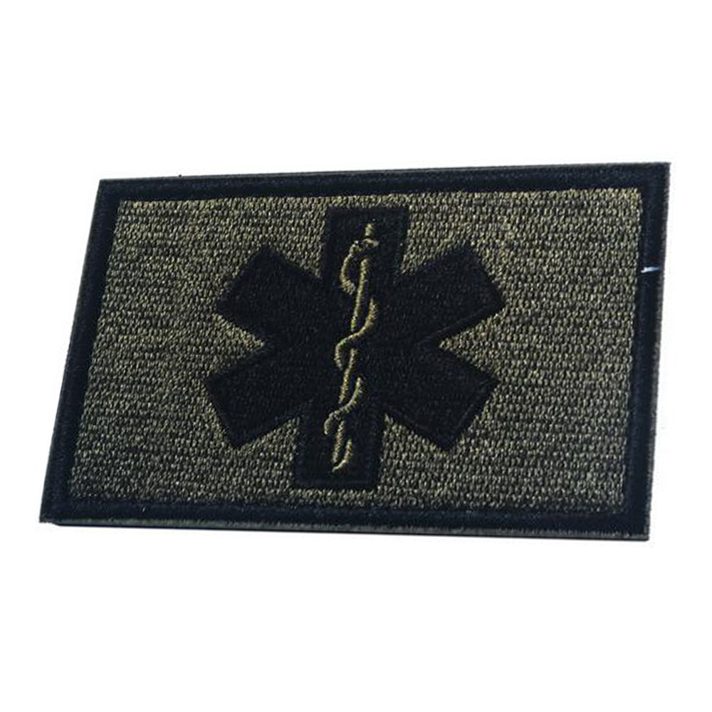 PARAMEDIC TACTICAL PATCHES USA ARMY BADGE EMBROIDERED HOOK LOOP PATCH *07