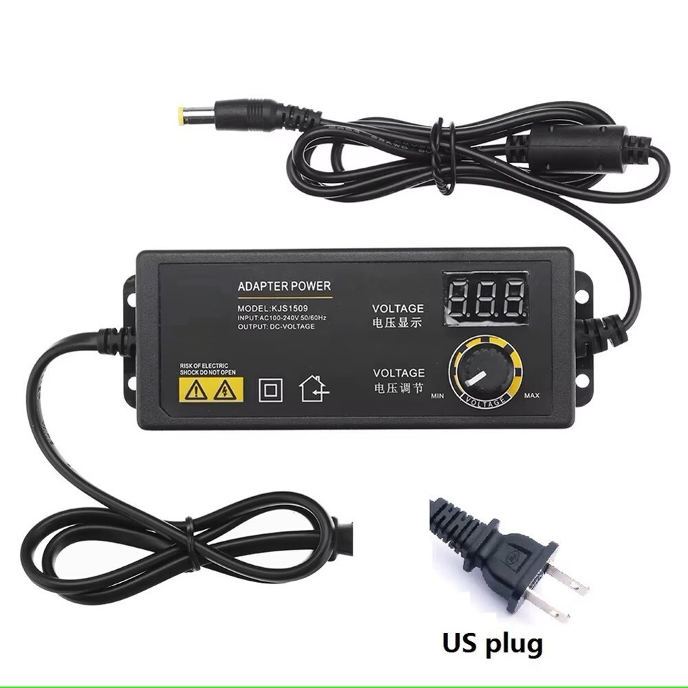 Power Switching Adapter DC3-36V Adjustable Voltage Regulation Power Adaptor US