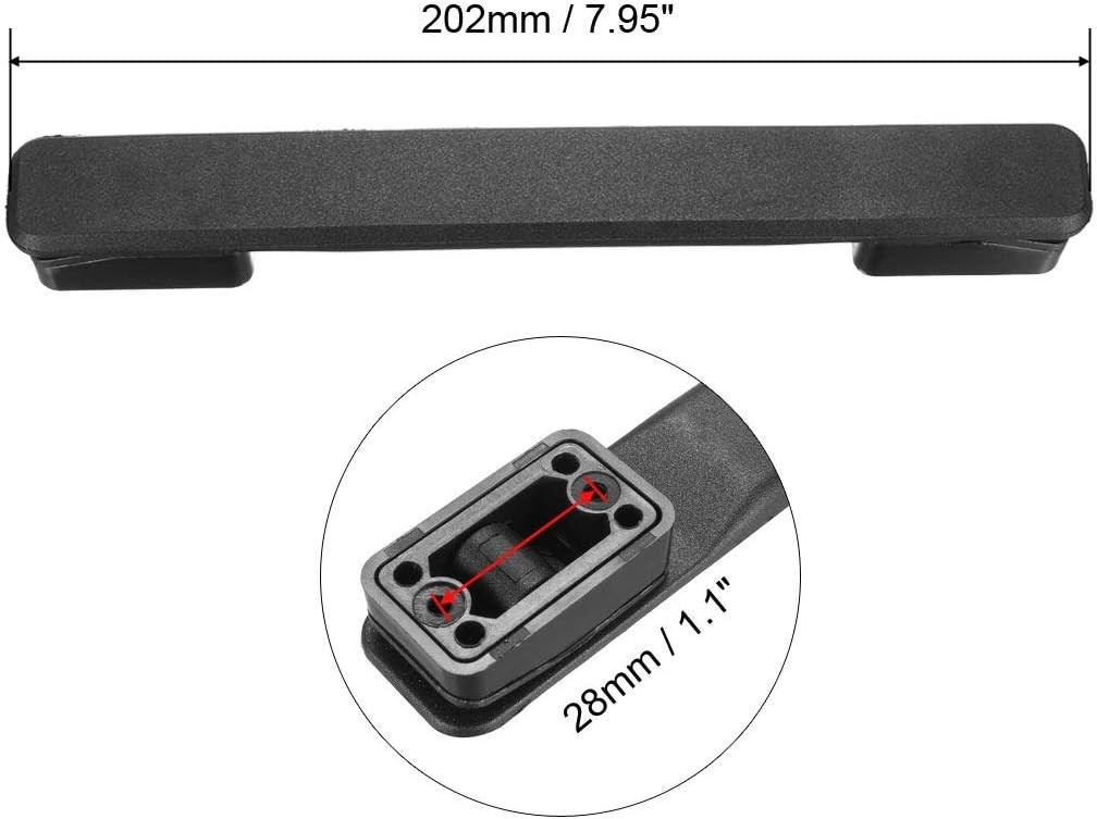 Luggage Handle, 202mm Length Strap Grip Replacement for Suitcase Case Black 2Pcs