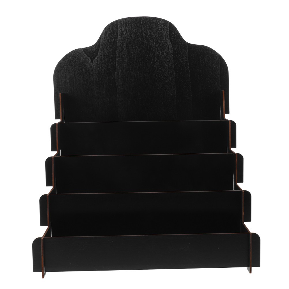 Wood Card Display Stand Wooden Collection Retail Holders for Shop