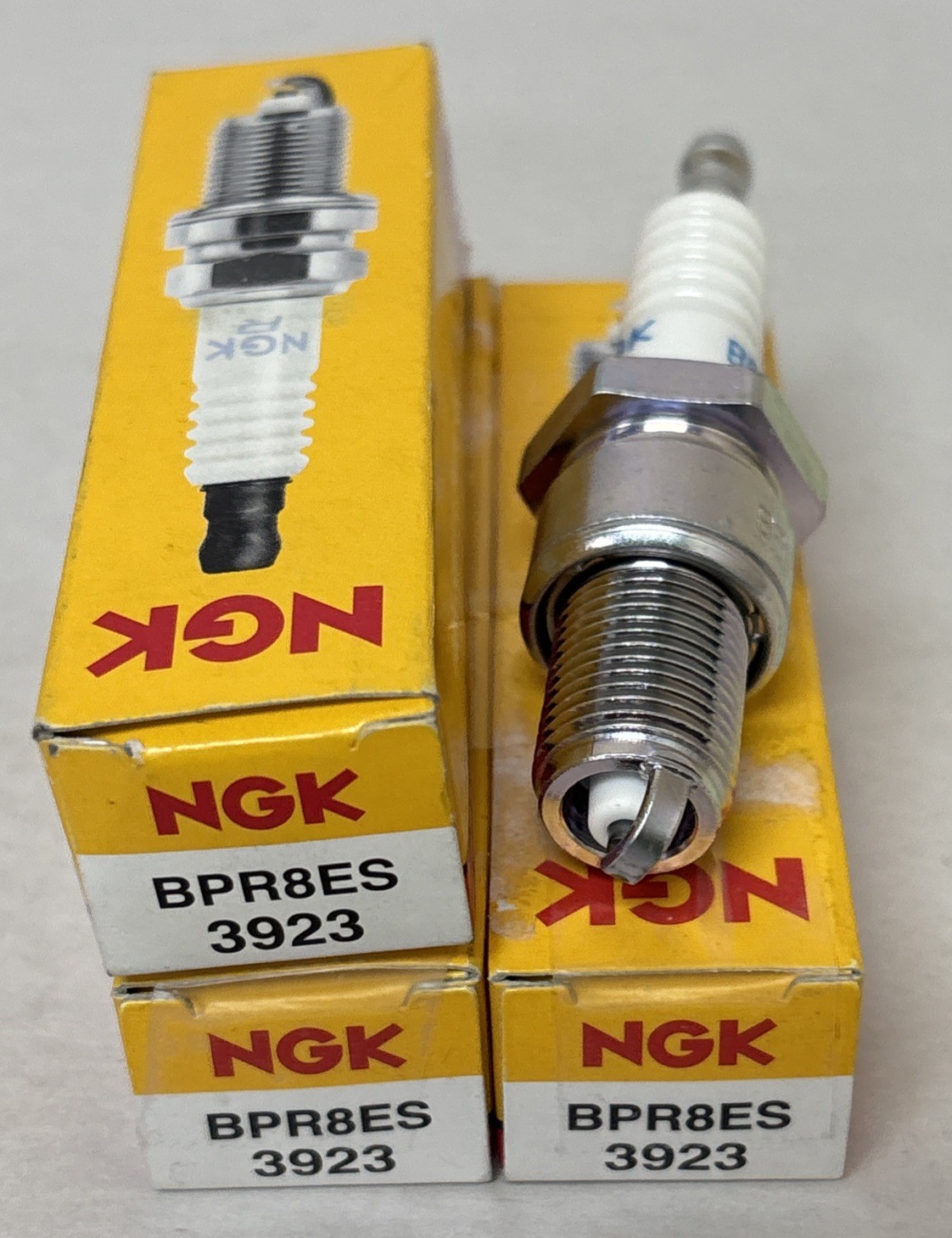 NGK R 3923 BPR8ES Standard Spark Plugs (QTY 3) For Polaris OEM #2-BPE8ES #S690