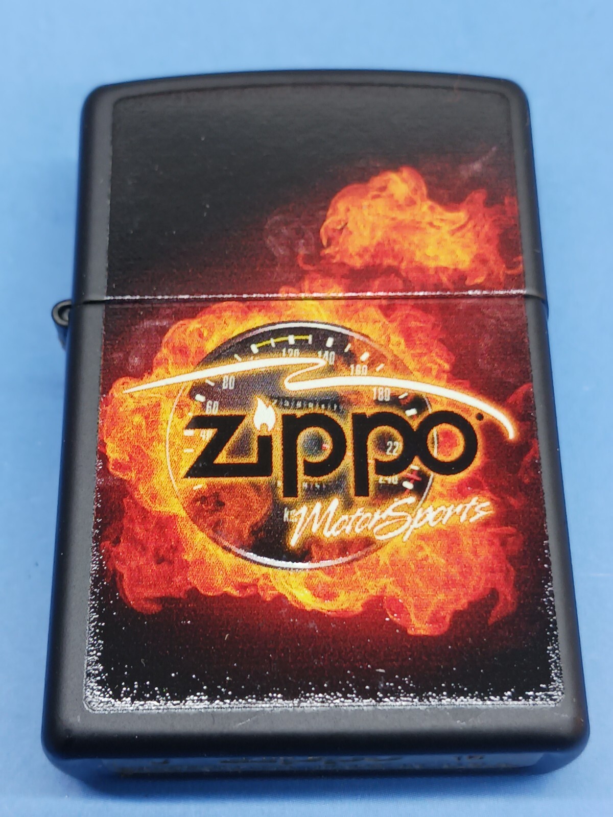 Zippo 28335 Motorsports and Flames Black Matte