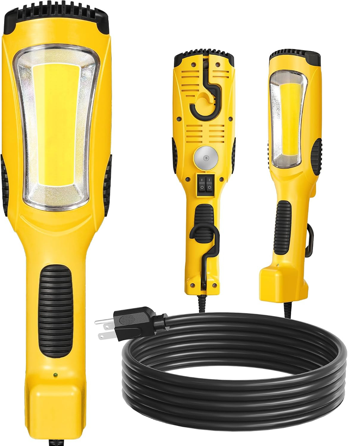 24W LED Work Light, 15FT 3000LM COB LED Light, Handheld Underhood Trouble Light