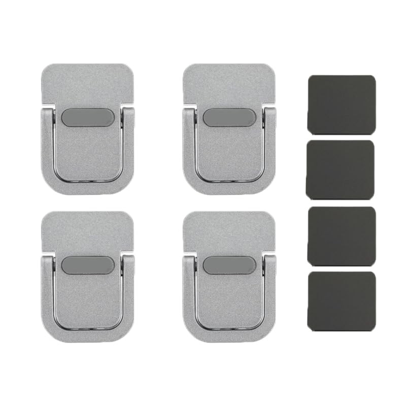 Portable Keyboard Stand Riser Foldable Zinc Alloy Laptop Feet Lift 4 PCS