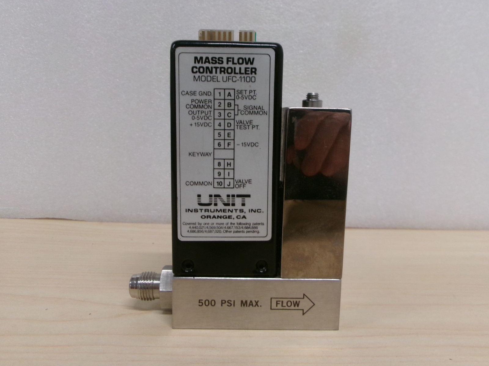 Unit, UFC-1100, Range 300 SCCM, Gas N2, Used