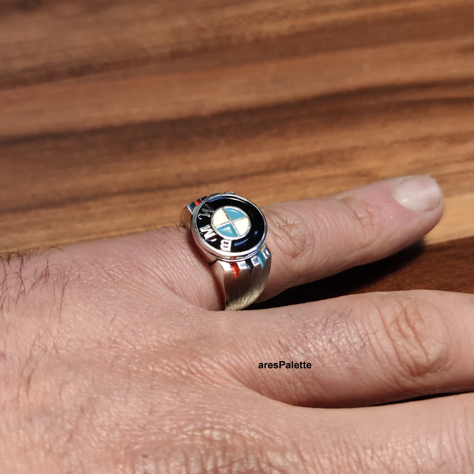BMW Ring 925 Silver Handmade Silver Ring Gift Idea