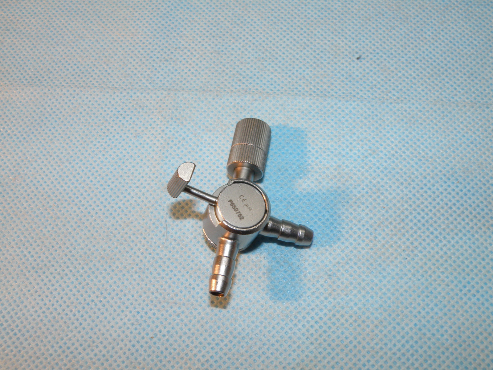 R Wolf flexible scope channel adapter with switchable ports, model 883.01