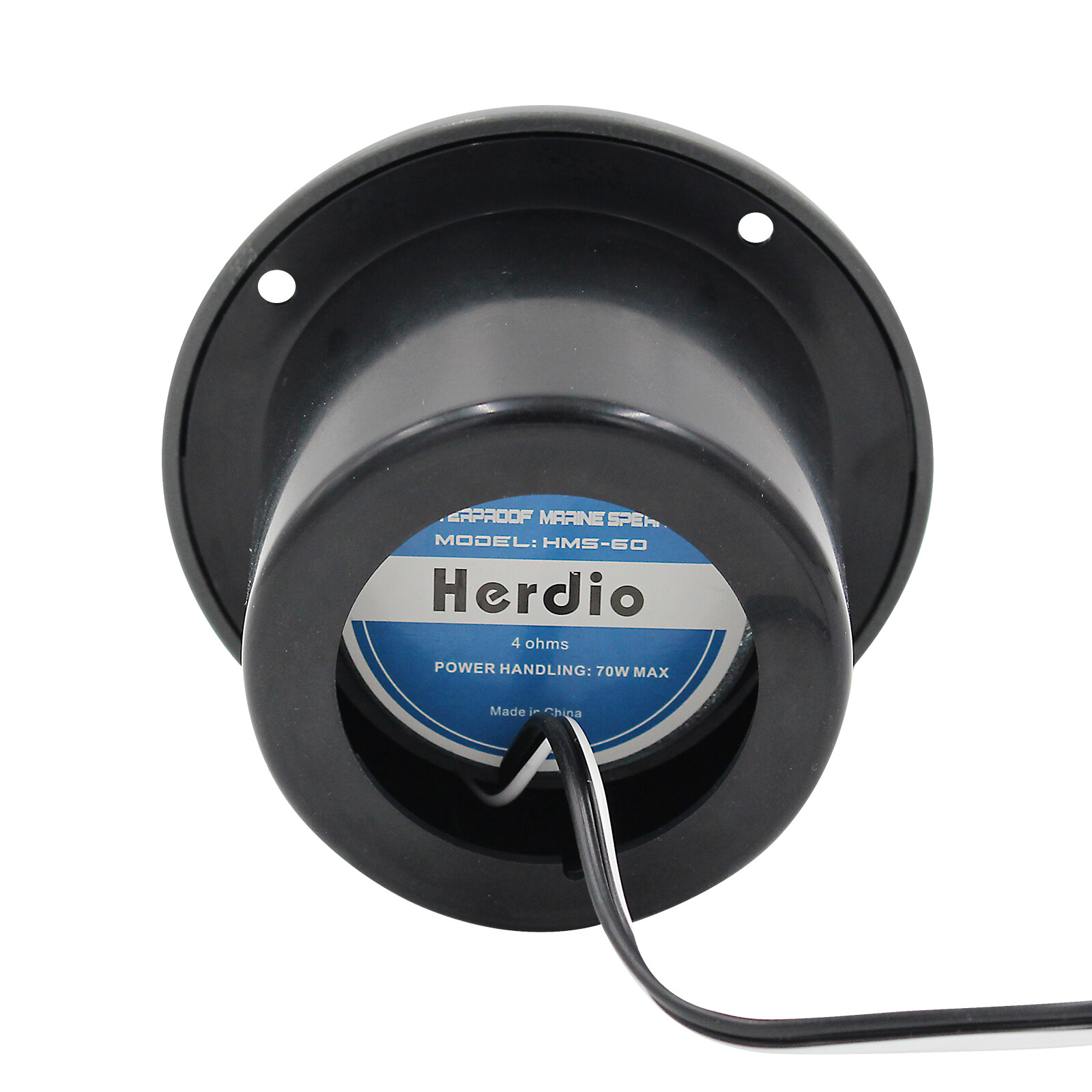 Herdio 2 Pack 3" Marine Coaxial Speakers 140W Waterproof for Boat UTV Motorcycle