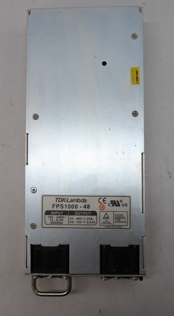 TDK-Lambda FPS1000-48 Industrial Switching Power Supply Working Spare