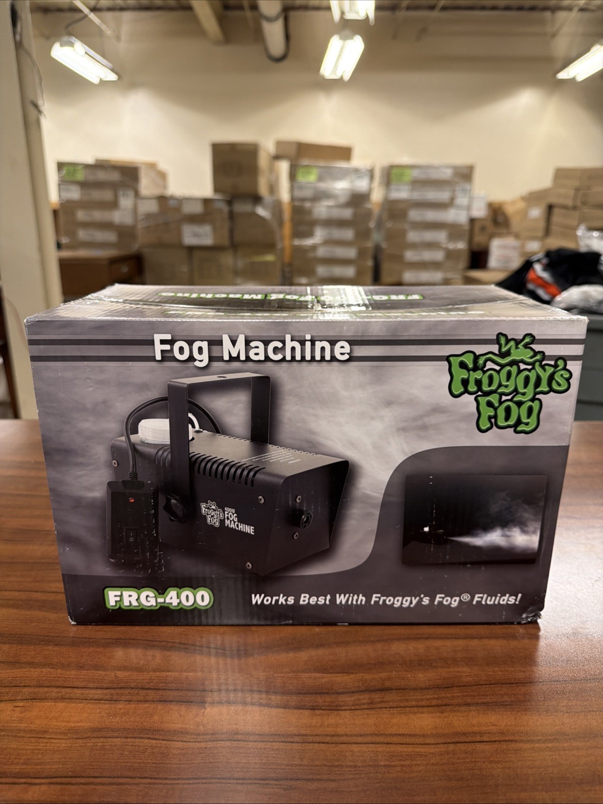 Froggy's Fog FRG-400 400W Fog Machine w/ Remote – 3000 CFM, Water-Based Fog New