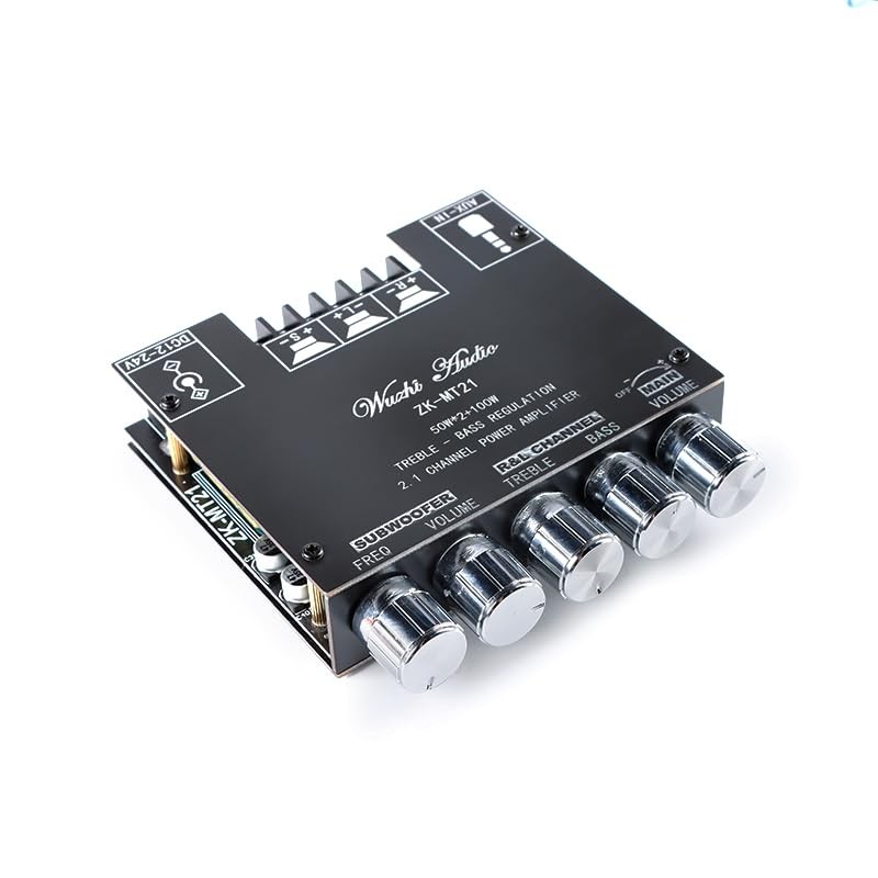 ZK-MT21 2.1 50W×2+100W Channel Bluetooth-Compatible Audio Power Amplifier Board