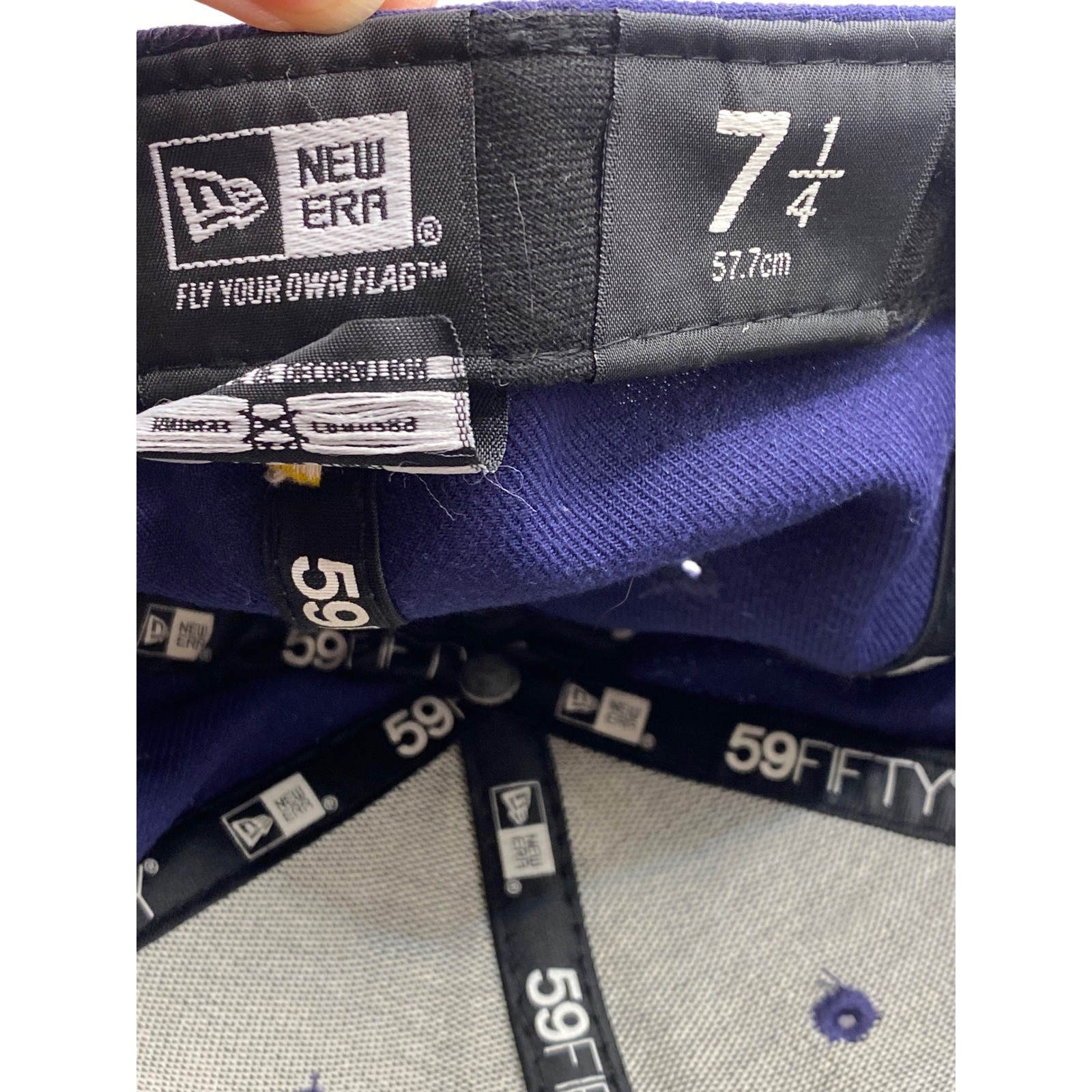 New Era 59FIFTY World Baseball Classic Cap Navy Blue Size 7 1/4 USA US Flag New
