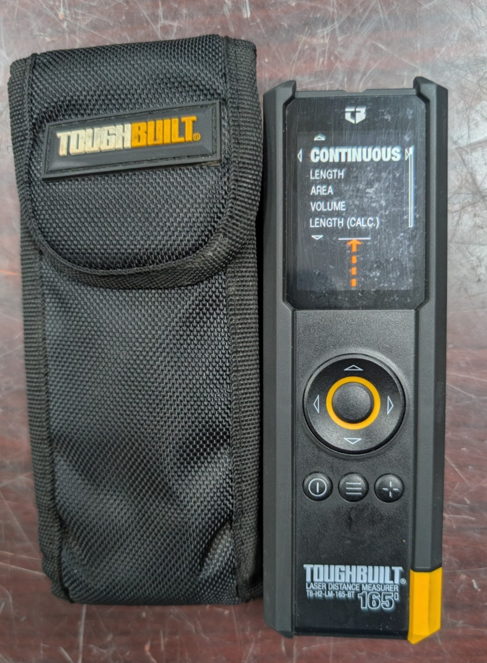 🤪 TOUGHBUILT 165-FT INDOOR / OUTDOOR LASER DISTANCE MEASURER TB-H2-LM-165-BT