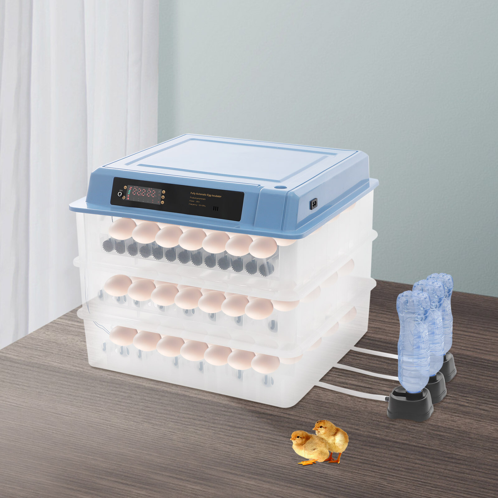 192 Egg Digital Eggs Incubator Poultry Automatic Hatcher Egg Incubating Machine