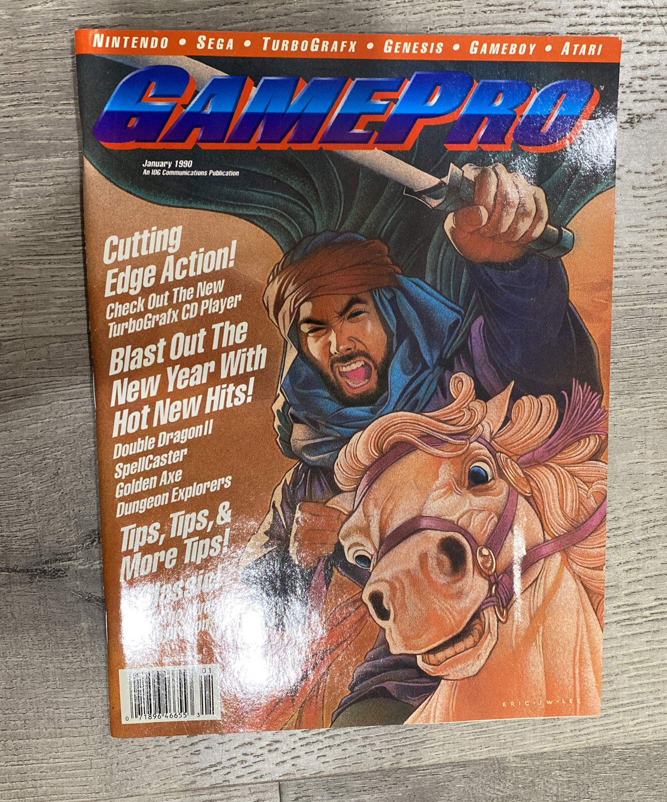 GamePro Magazine Vol. 1 No. 6 January 1990 TurboGrafx Double Dragon