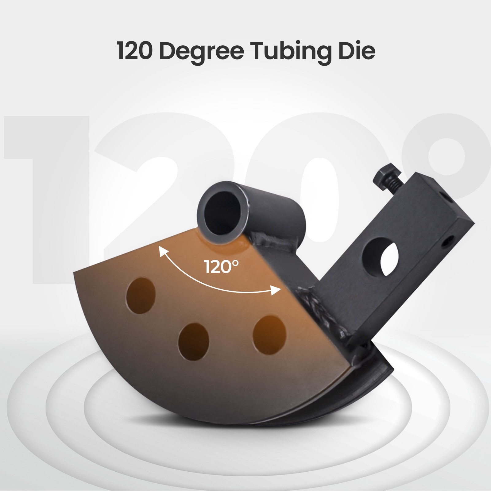 1 Set Bender Fit For Die 1.5 inch Round Tubing 5 inch Fan-shaped block welding
