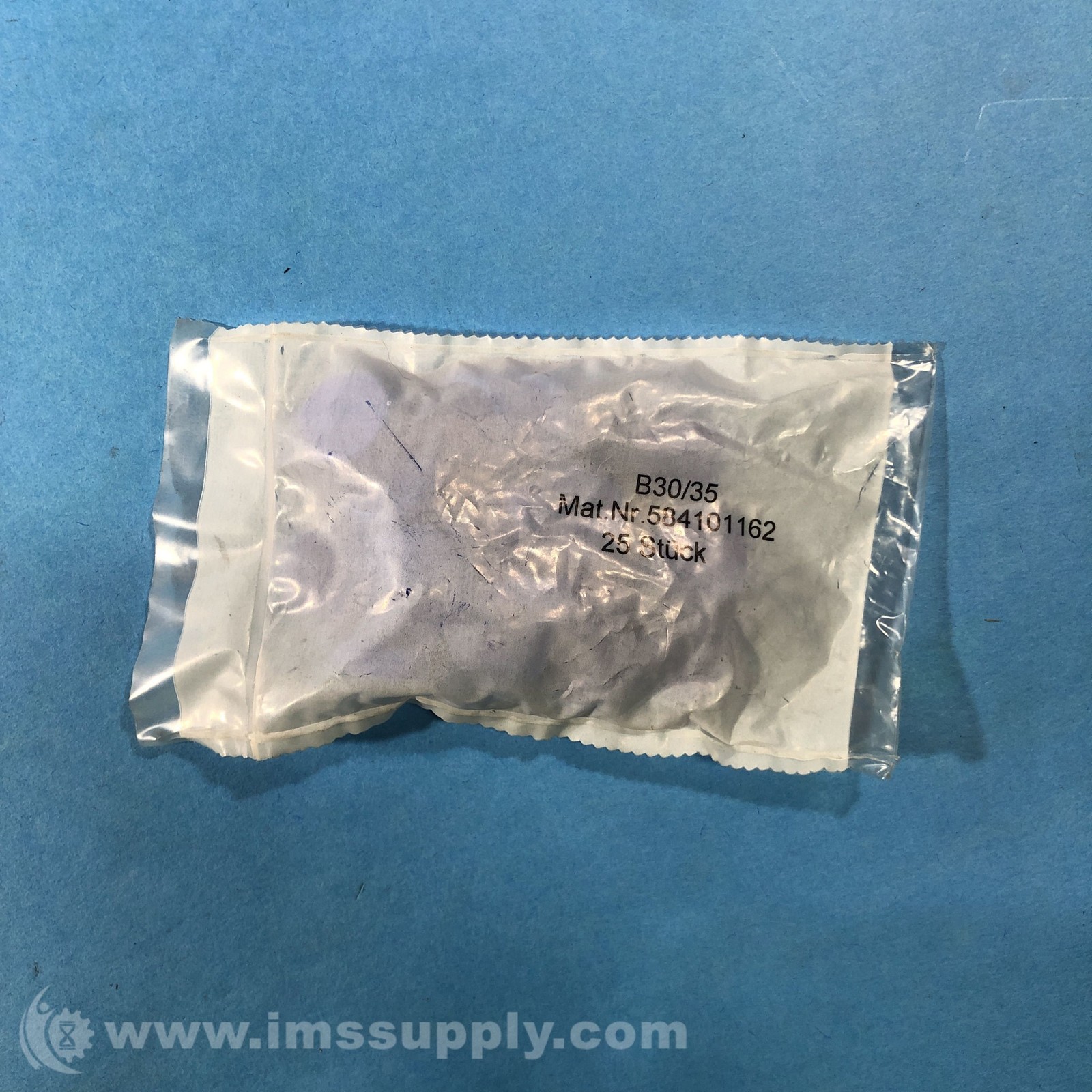 584101162 Pack of 25 B30/35 Blue Plastic Cover Caps FNFP